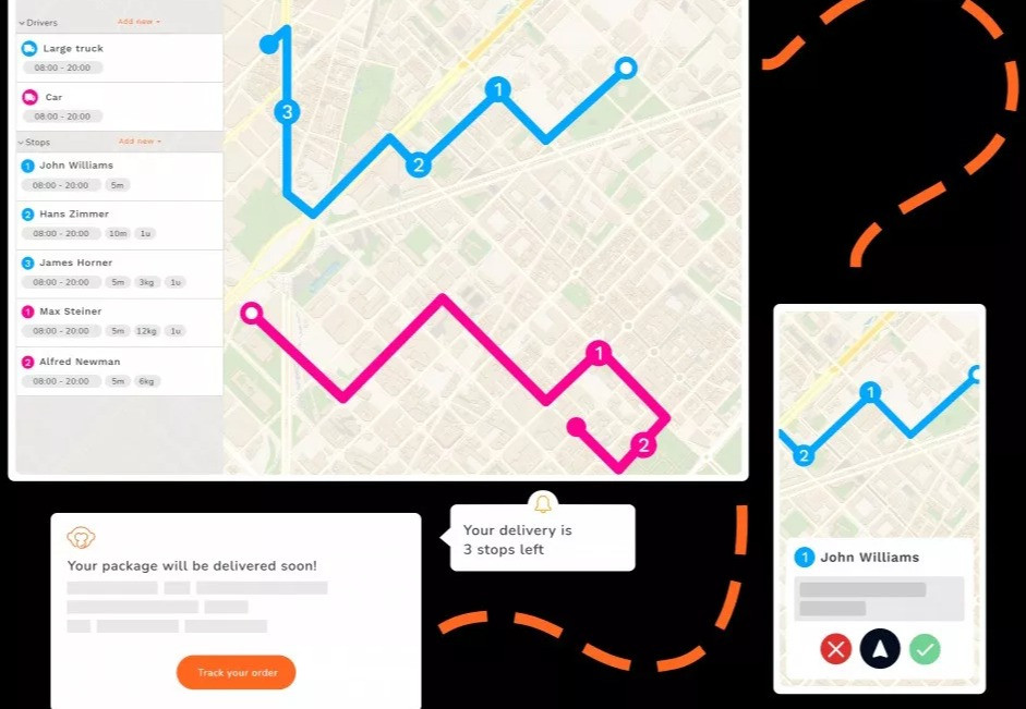 Pianificatore di itinerari  | Smartmonkey